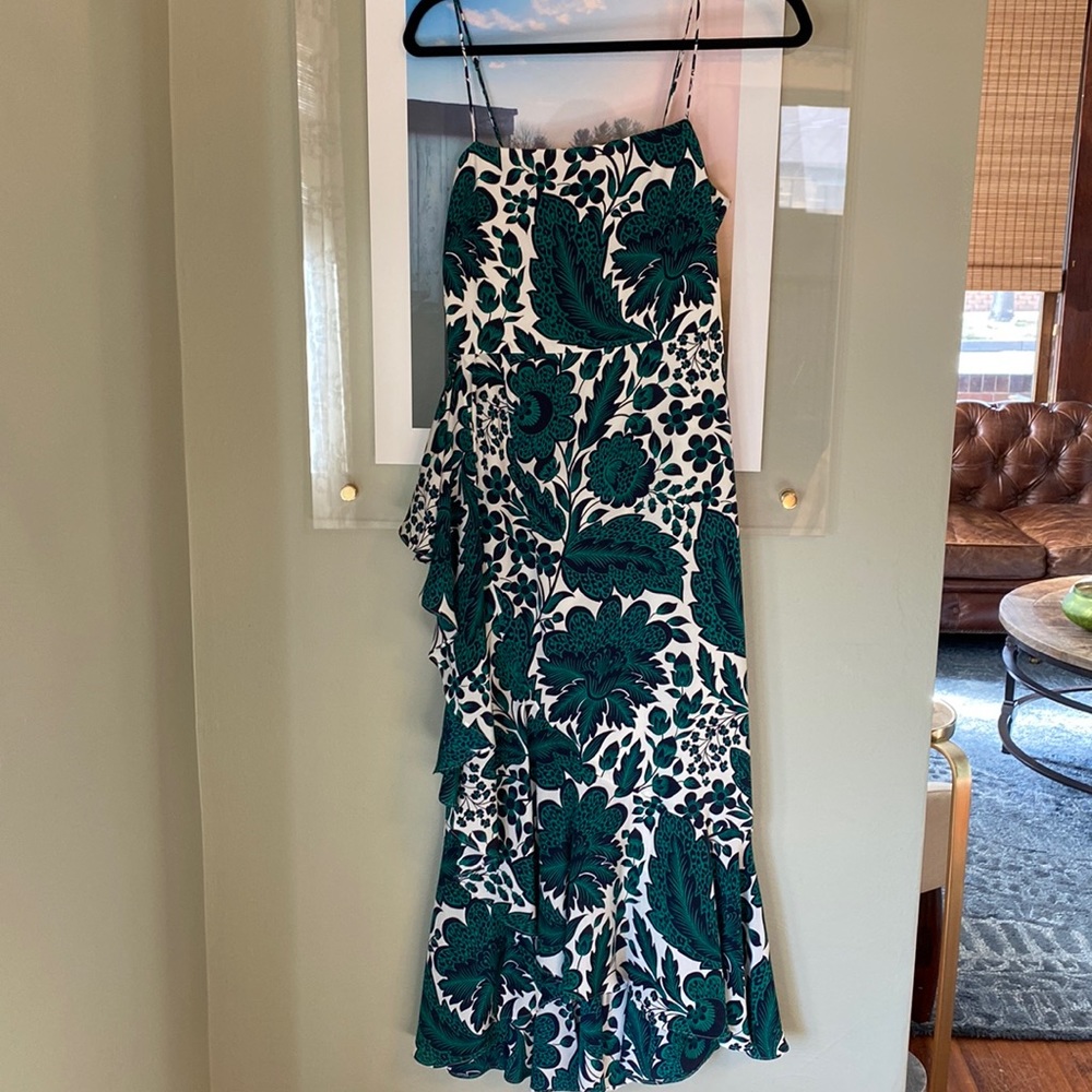 JCrew pattern maxi dress